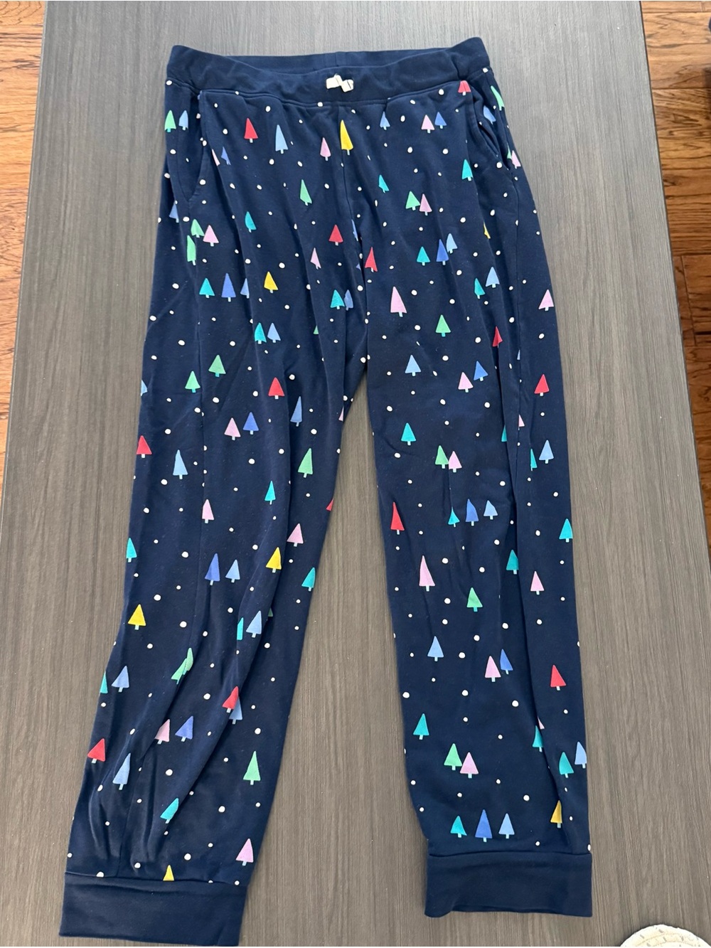 Primary Organics Long John’s Pajama Pants Joggers tree print, Small